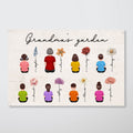 Grandma Mom Auntie Garden Vintage Birth Month Flowers Mother¡®s Day Gift Personalized Horizontal Poster
