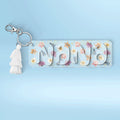 Grandma Mom Birth Month Flowers Personalized 2-Layer Acrylic Keychain