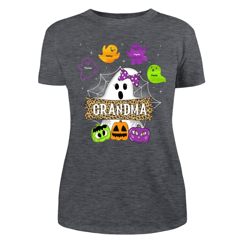 Grandma Mom Boo Crew Personalized Shirt