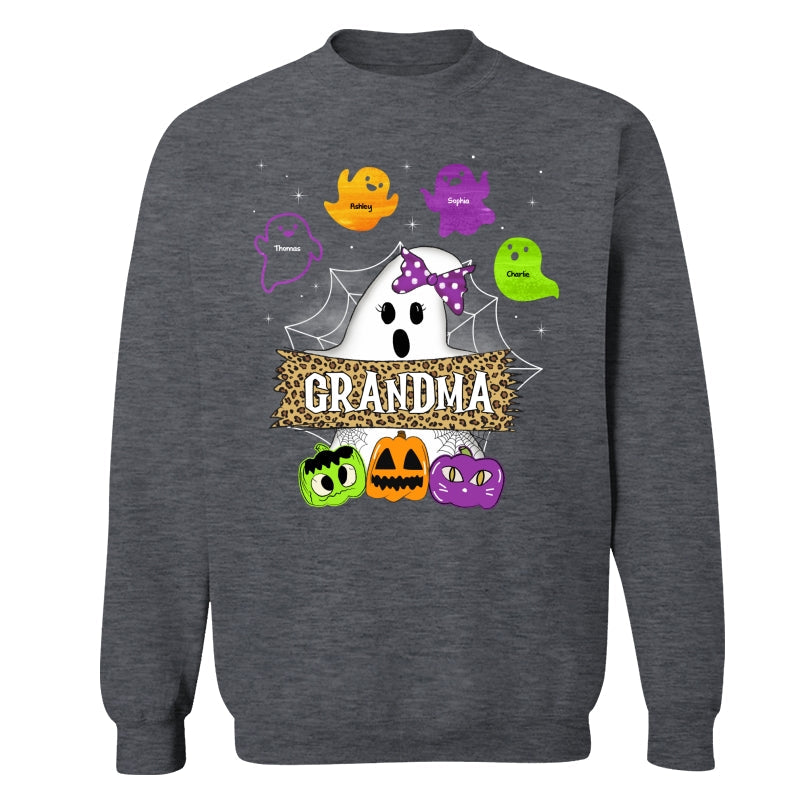 Grandma Mom Boo Crew Personalized Shirt