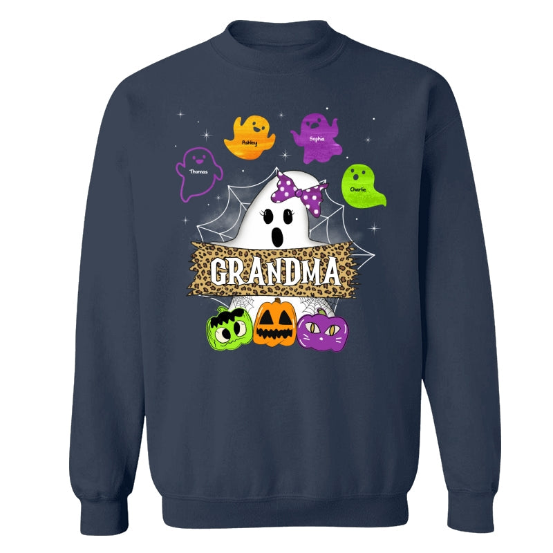 Grandma Mom Boo Crew Personalized Shirt