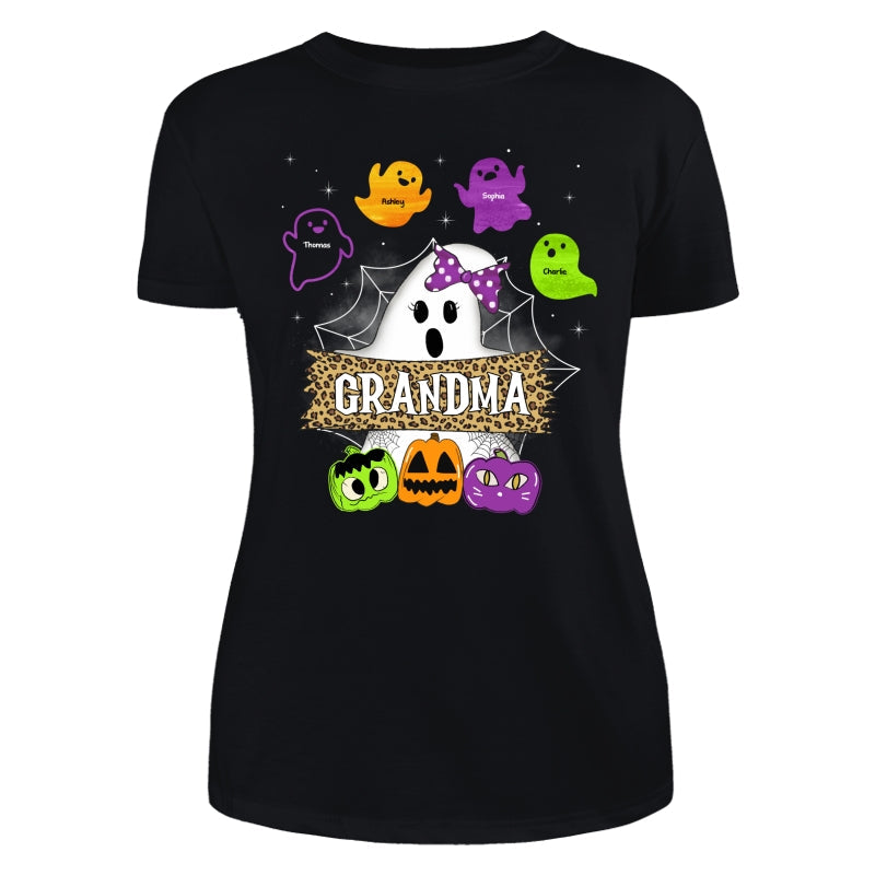 Grandma Mom Boo Crew Personalized Shirt
